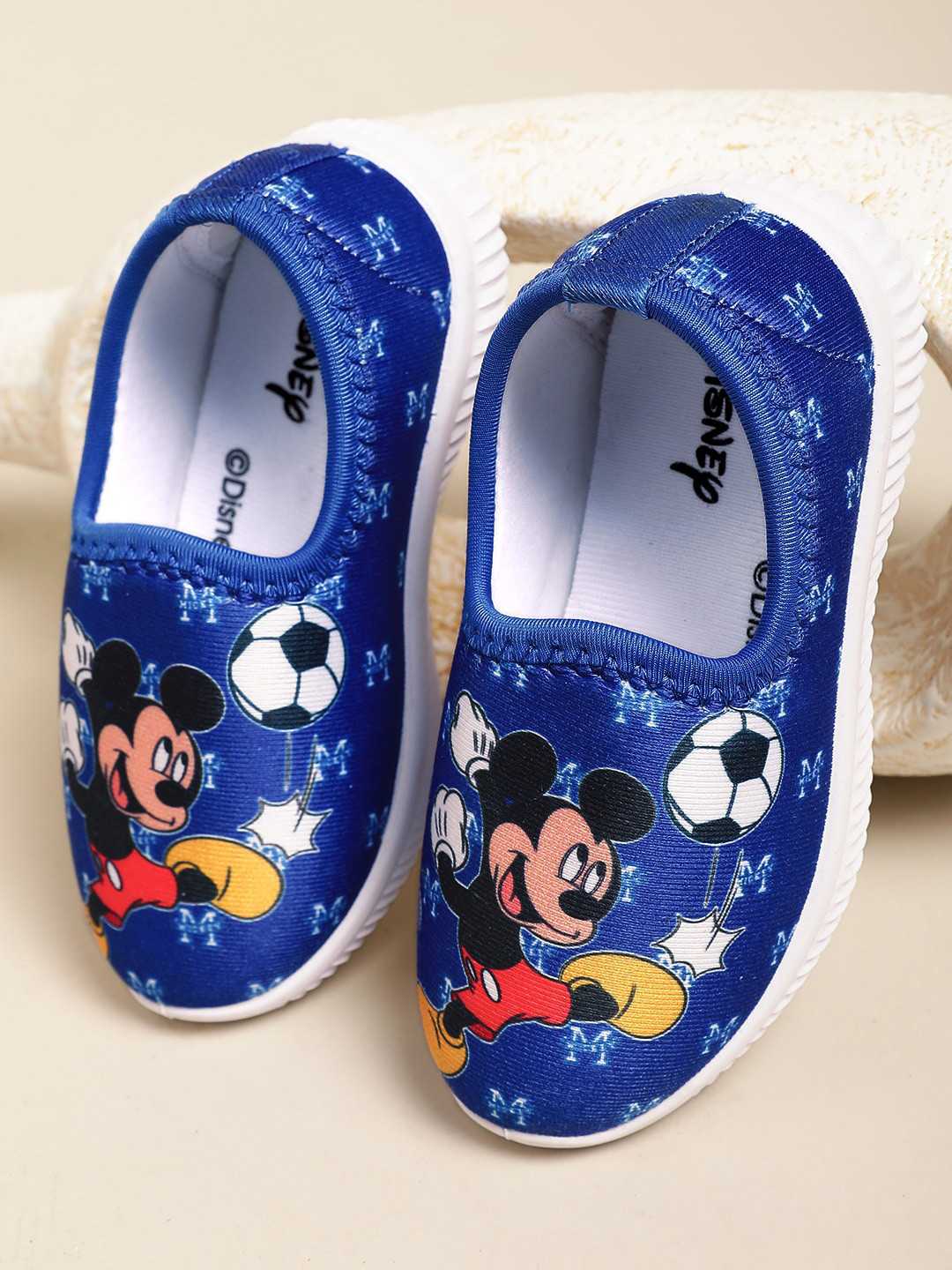 Kids Ville Boys Mickey Mouse Printed Textile Contrast Sole Slip-On Sneakers, Blue
Kids Ville Boys Mickey Mouse Printed Textile Contrast Sole Slip-On Sneakers, Blue