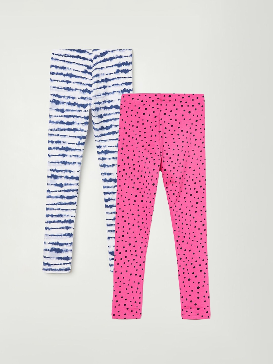 Fame Forever by Lifestyle Girls Pack Of 2 Printed Pure Cotton Ankle Length Leggings, Pink
Fame Forever by Lifestyle Girls Pack Of 2 Printed Pure Cotton Ankle Length Leggings, Pink