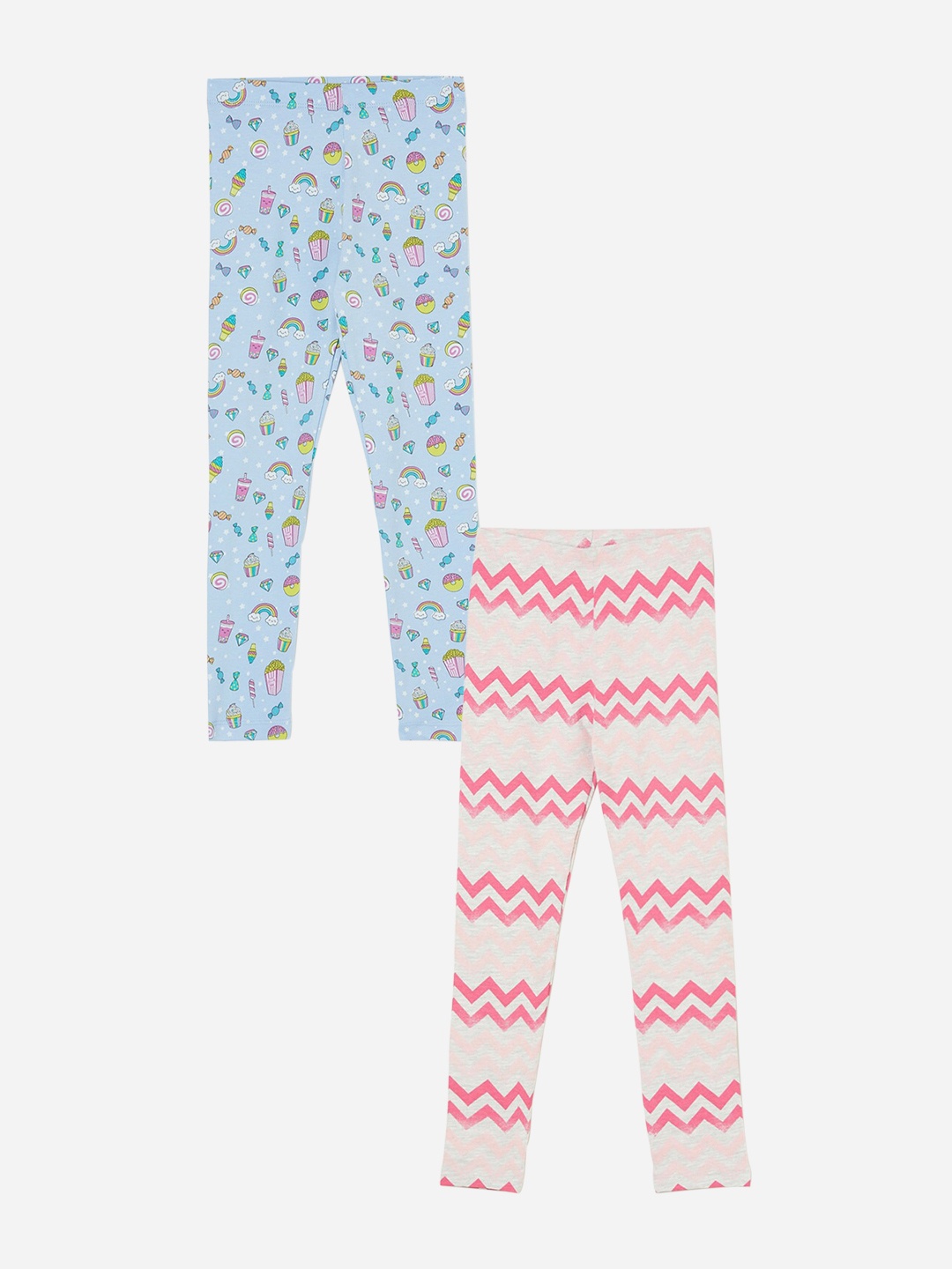 Fame Forever by Lifestyle Girls Pack Of 2 Printed Ankle Length Leggings, Grey melange
Fame Forever by Lifestyle Girls Pack Of 2 Printed Ankle Length Leggings, Grey melange