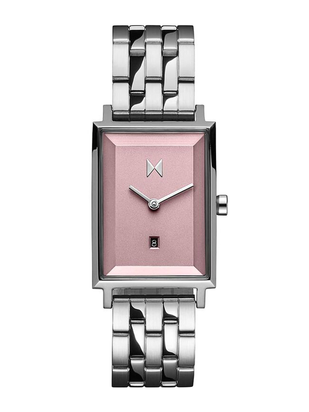 MVMT Women Pink Brass Printed Dial & Silver Toned Stainless Steel Bracelet Style Straps Analogue Watch
MVMT Women Pink Brass Printed Dial & Silver Toned Stainless Steel Bracelet Style Straps Analogue Watch