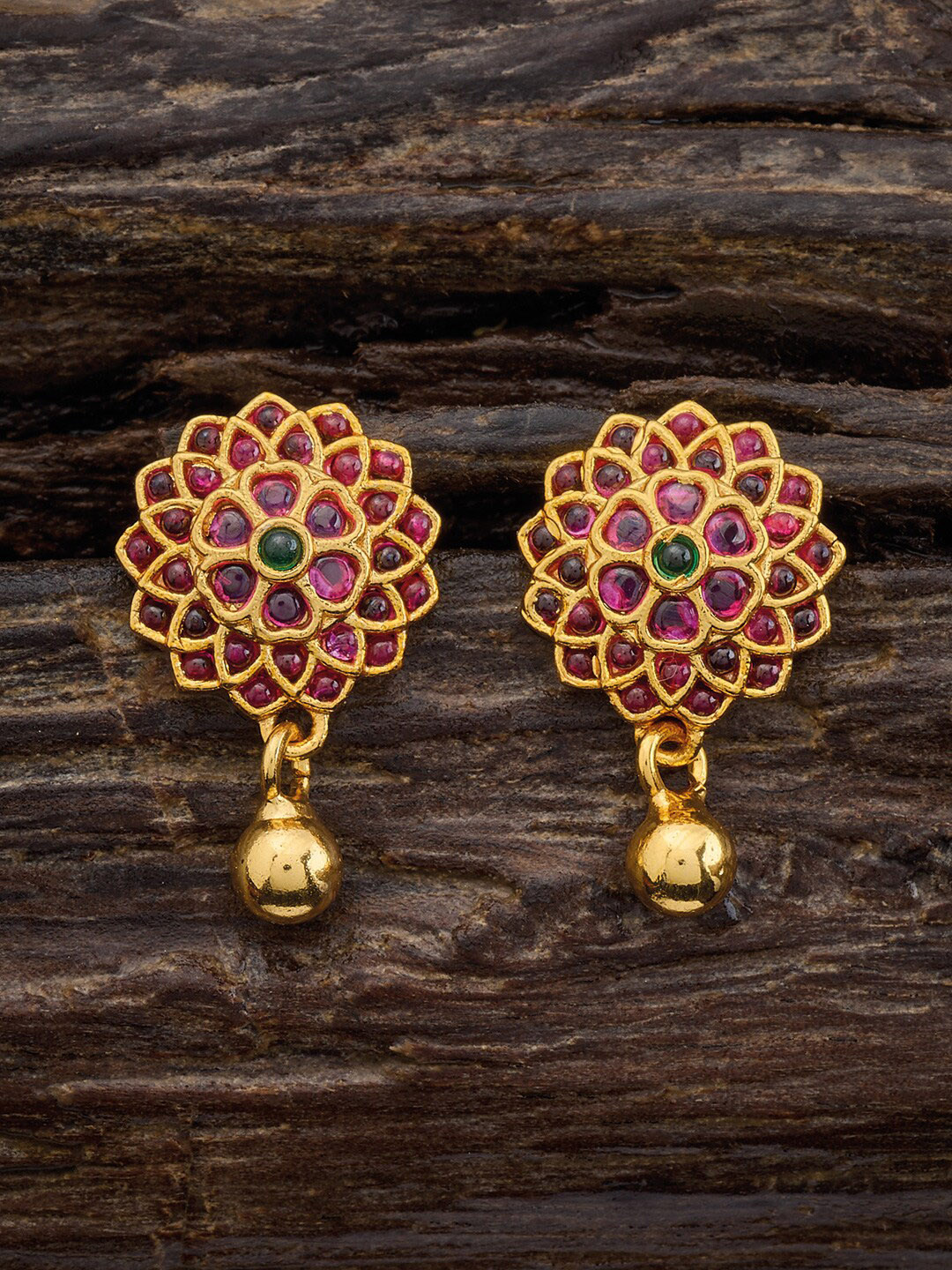 Kushal's Fashion Jewellery 92.5 Pure Silver Gold-Plated Classic Drop Earrings 
Kushal's Fashion Jewellery 92.5 Pure Silver Gold-Plated Classic Drop Earrings