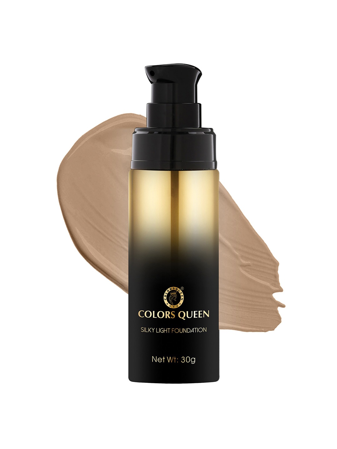 Colors Queen Silky Light Soft Moisturizer Foundation - Medium Beige - 06 - 30g