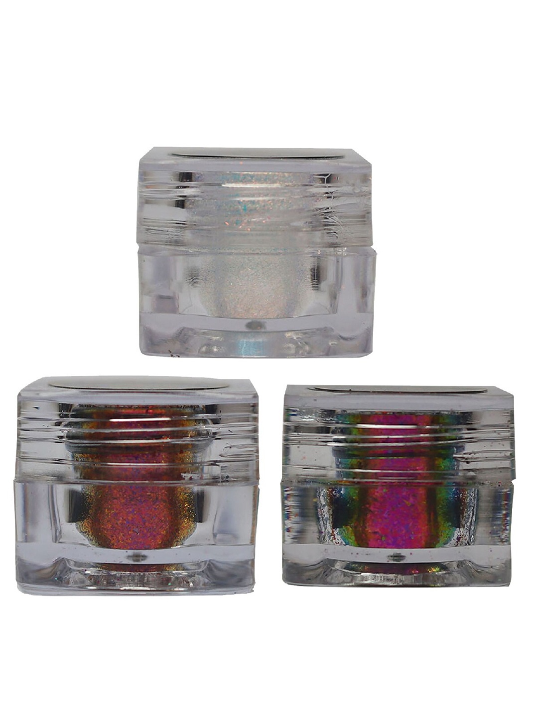 Veoni BELLE Set of 3 Multichrome Glitter Eyeshadow 5g Each - Wine Gold-Chameleon-Sunlight, Multi
Veoni BELLE Set of 3 Multichrome Glitter Eyeshadow 5g Each - Wine Gold-Chameleon-Sunlight, Multi