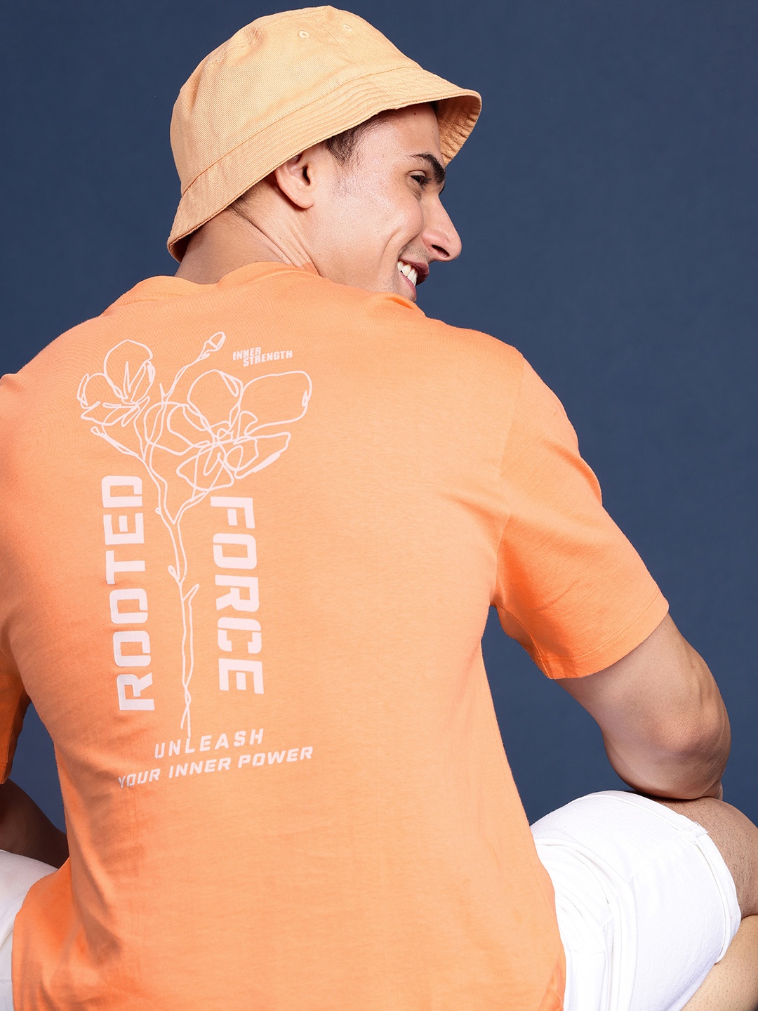 Mast & Harbour Men Typography Back Print Drop-Shoulder Sleeves Relaxed Fit T-shirt, Orange
Mast & Harbour Men Typography Back Print Drop-Shoulder Sleeves Relaxed Fit T-shirt, Orange