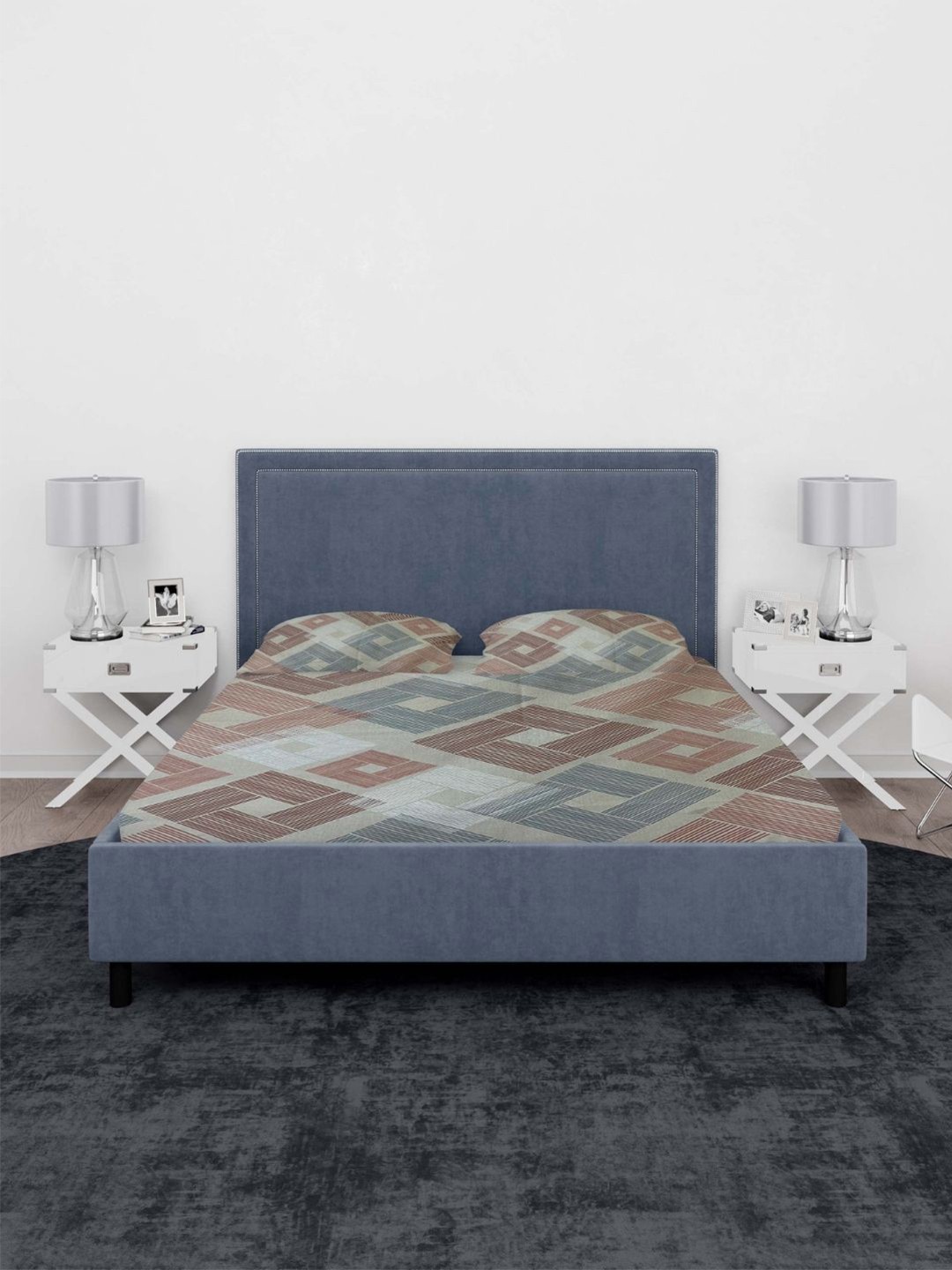 Sleeping Owls- because your sleep matters Maroon 140 TC Queen Bedsheet & Pillow Covers
Sleeping Owls- because your sleep matters Maroon 140 TC Queen Bedsheet & Pillow Covers