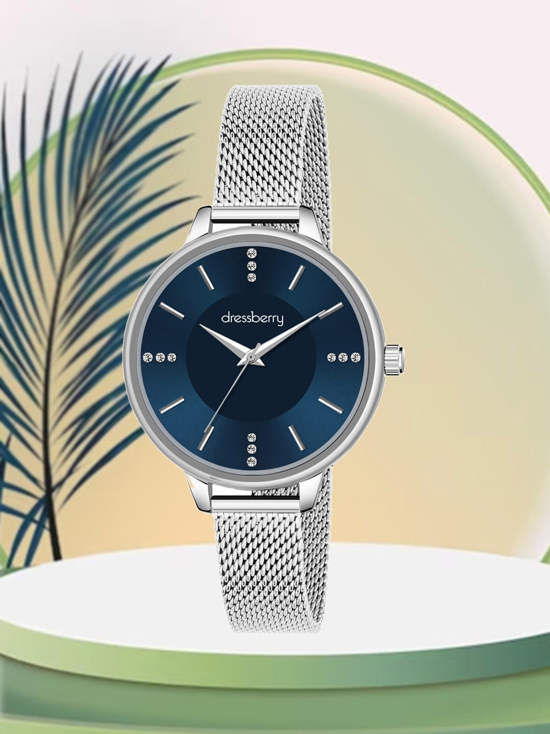 DressBerry Women Embellished Dial & Stainless Steel Straps Analogue Watch HOBDB-159-SL, Silver
DressBerry Women Embellished Dial & Stainless Steel Straps Analogue Watch HOBDB-159-SL, Silver