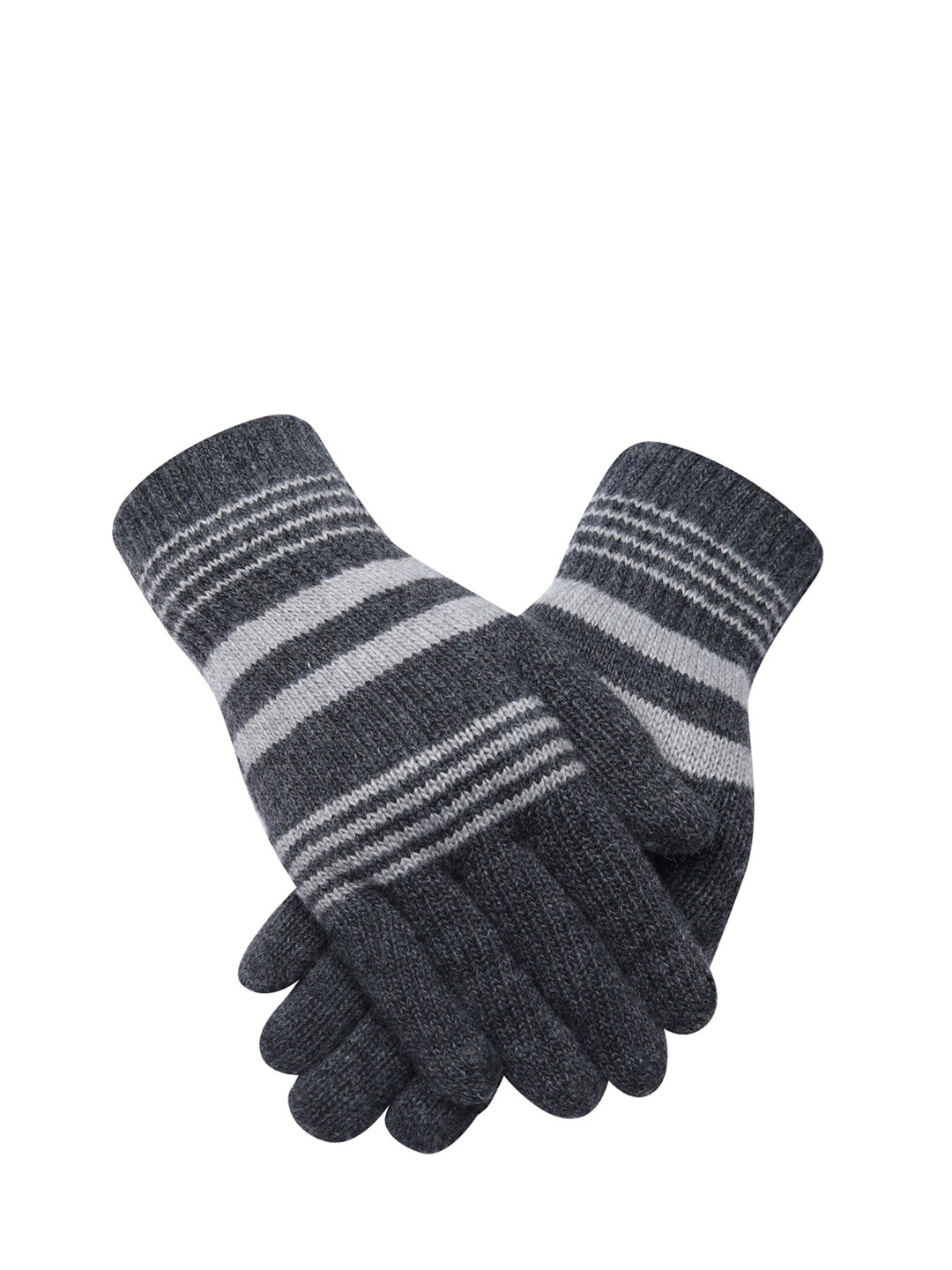 LOOM LEGACY Men Striped Winter Acrylic Gloves, Grey
LOOM LEGACY Men Striped Winter Acrylic Gloves, Grey