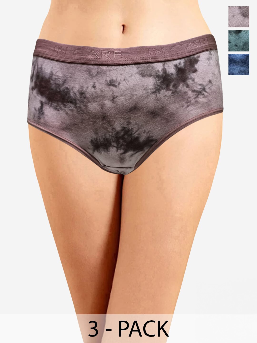 In Care Pack Of 3 Abstract Printed Mid-Rise Cotton Hipster Brief ICOE-087_M, Brown
In Care Pack Of 3 Abstract Printed Mid-Rise Cotton Hipster Brief ICOE-087_M, Brown