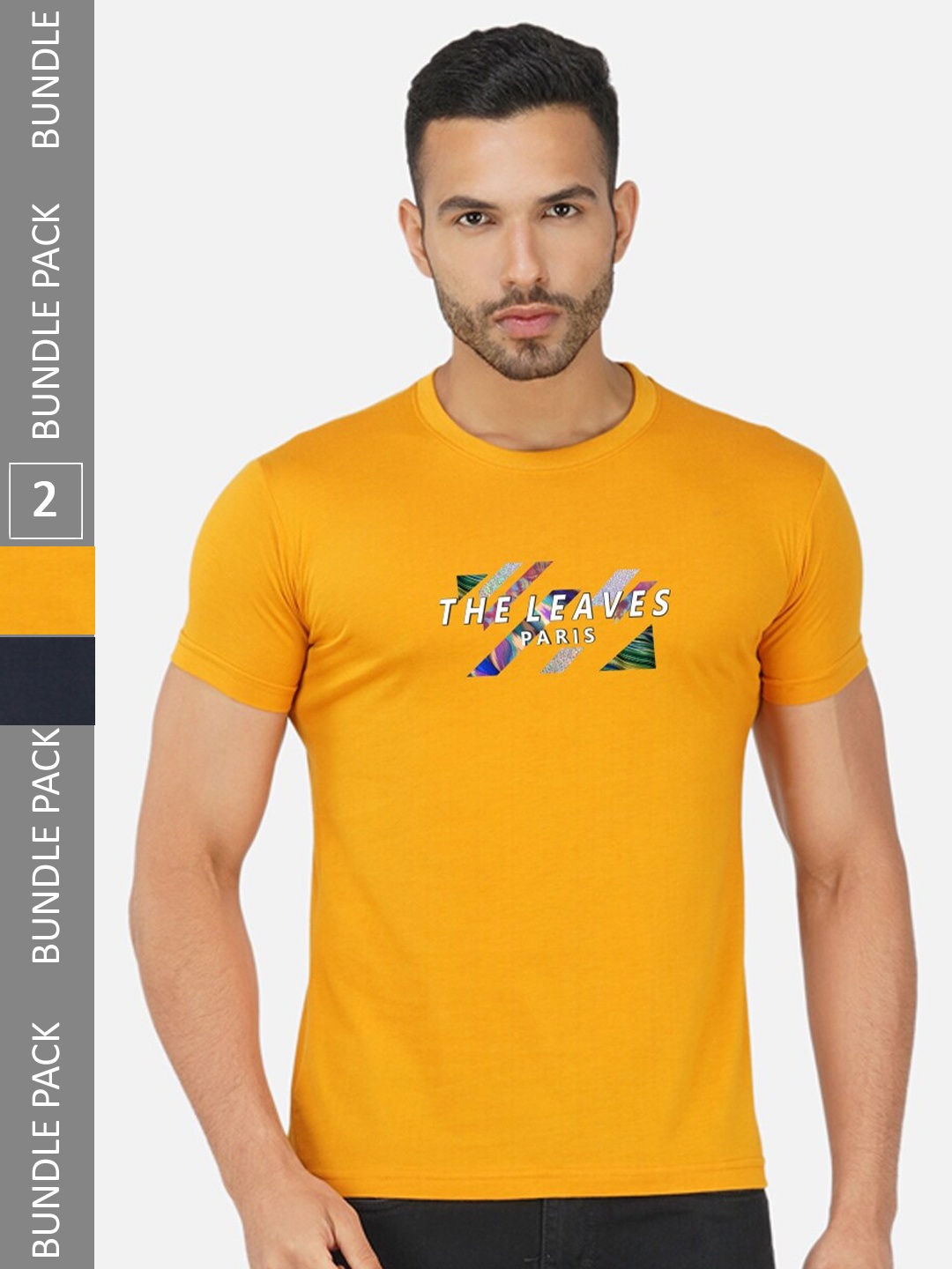 CHOZI Pack of 2 Typography Printed Round Neck Regular Fit Cotton T-Shirt, Mustard
CHOZI Pack of 2 Typography Printed Round Neck Regular Fit Cotton T-Shirt, Mustard
