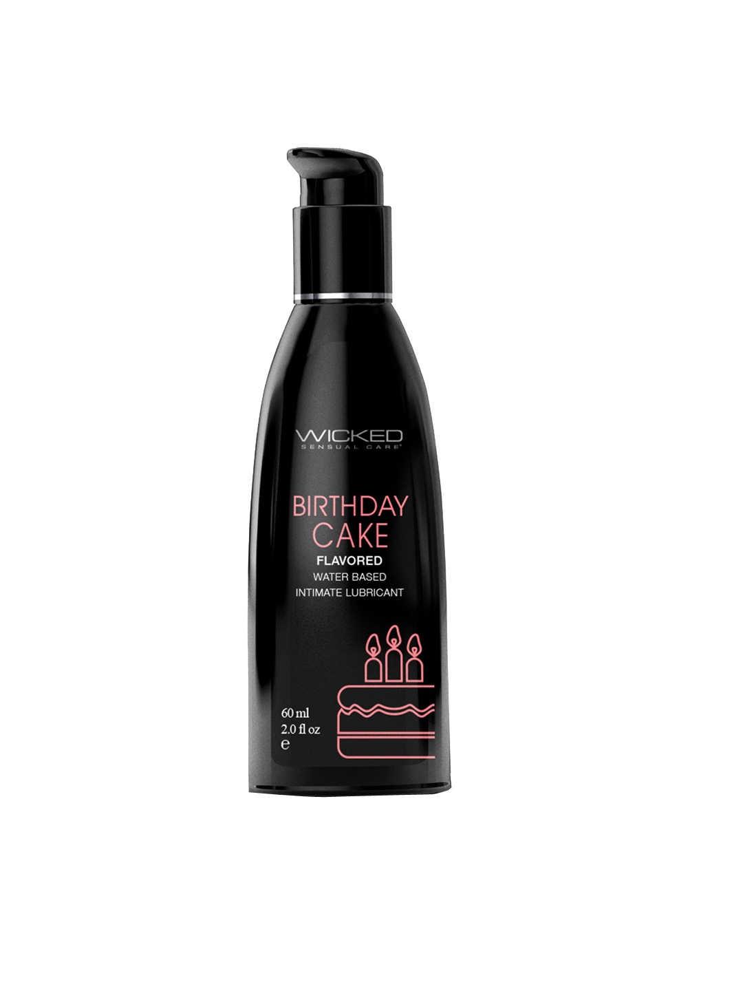 WICKED SENSUAL CARE Birthday Cake Flavoured Water-Based Intimate Lubricant - 60ml, Black
WICKED SENSUAL CARE Birthday Cake Flavoured Water-Based Intimate Lubricant - 60ml, Black