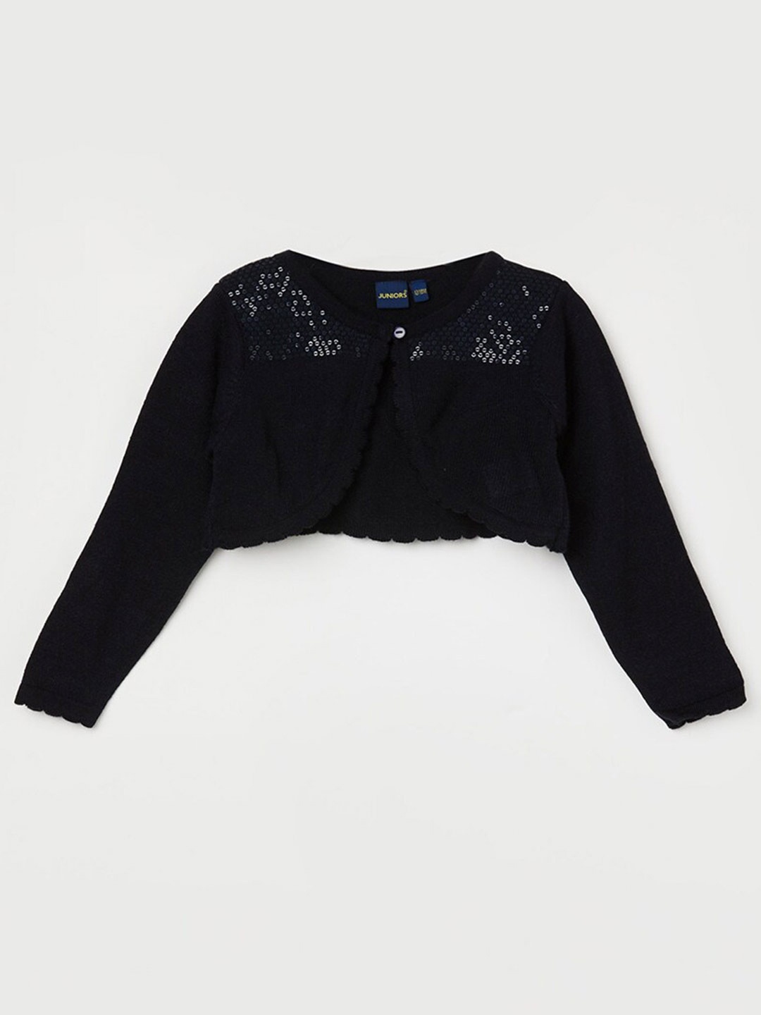 Juniors by Lifestyle Girls Girls Ribbed Round Neck Long Sleeves Sequined Crop Cardigan, Blue
Juniors by Lifestyle Girls Girls Ribbed Round Neck Long Sleeves Sequined Crop Cardigan, Blue