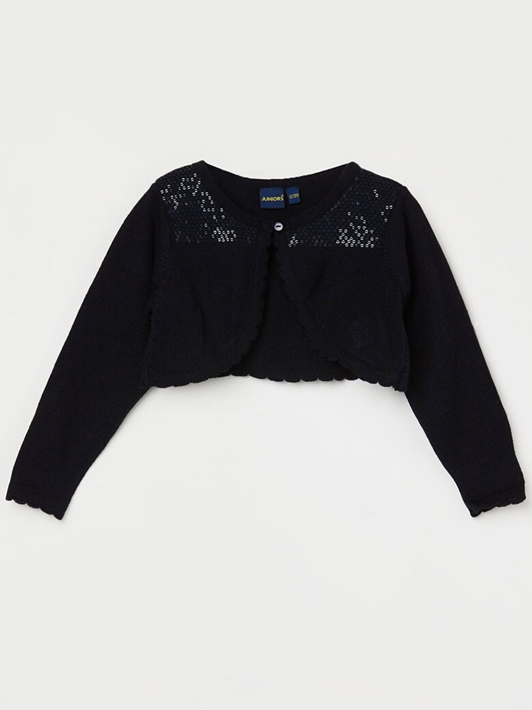 Fame Forever by Lifestyle Girls Ribbed Round Neck Long Sleeves Sequined Crop Cardigan, Blue
Fame Forever by Lifestyle Girls Ribbed Round Neck Long Sleeves Sequined Crop Cardigan, Blue