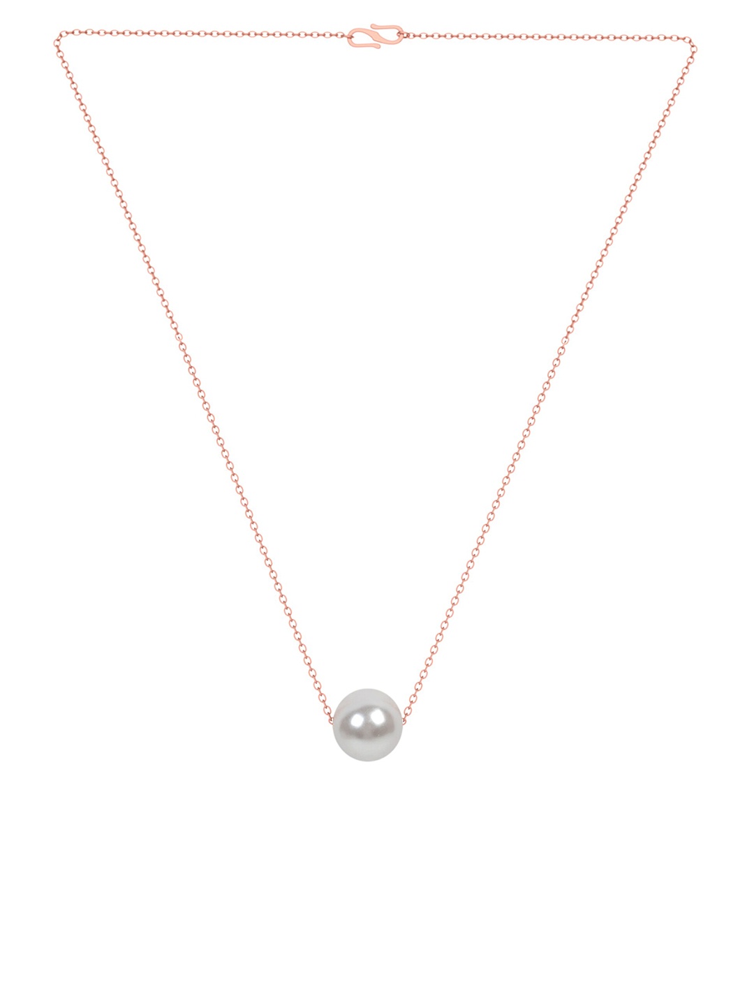 Kord Store Rose Gold-Plated Pearls Necklace