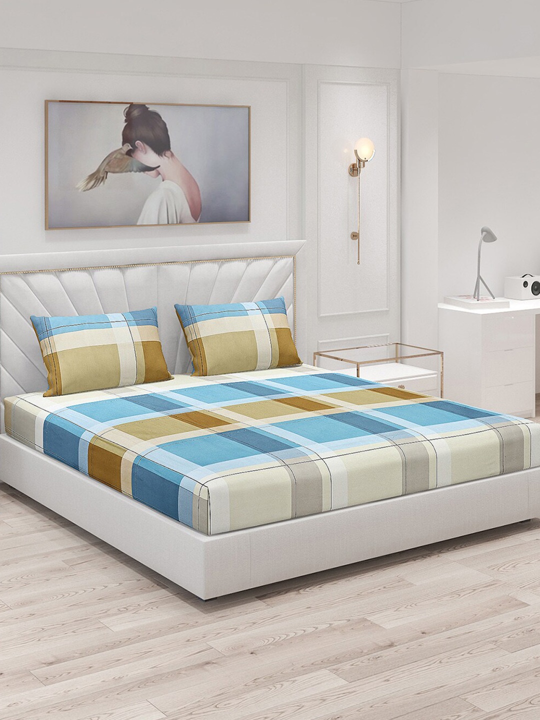 Monte Carlo Blue & Green Geometric Printed 130 TC King Bedsheet with 2 Pillow Covers
Monte Carlo Blue & Green Geometric Printed 130 TC King Bedsheet with 2 Pillow Covers