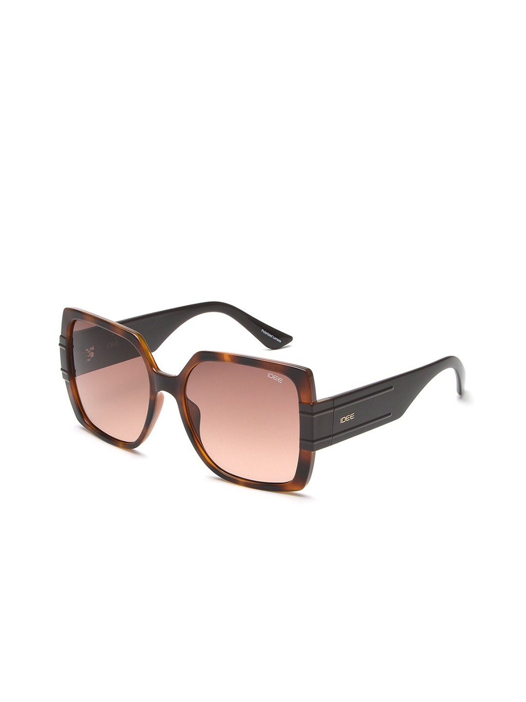 IDEE Women Oversized Sunglasses With UV Protected Lens, Brown