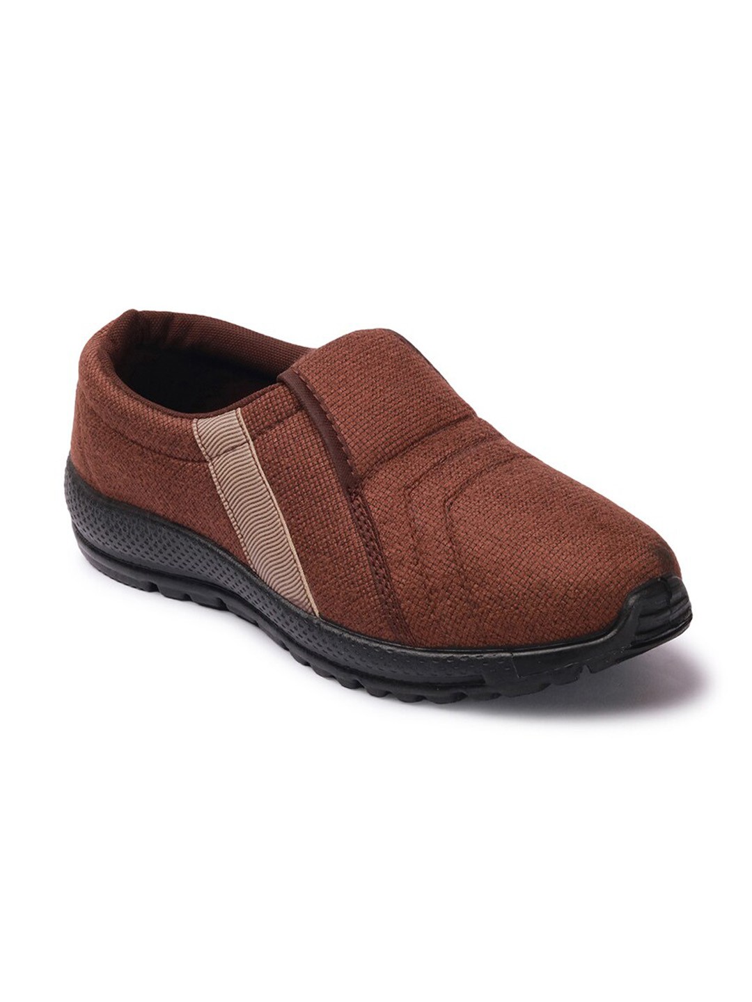 SPRENGE Men Textured Lightweight Comfort Insole Contrast Sole Slip On Sneakers, Brown
SPRENGE Men Textured Lightweight Comfort Insole Contrast Sole Slip On Sneakers, Brown
