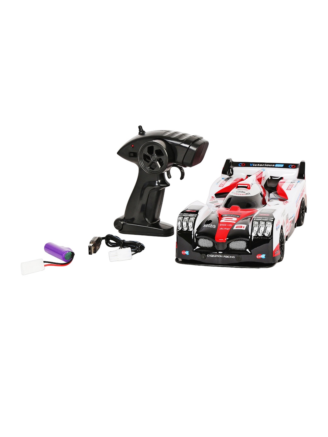 Playzu Kids Auto Racing 1:14 Scale Remote Control Toy Car, Multi