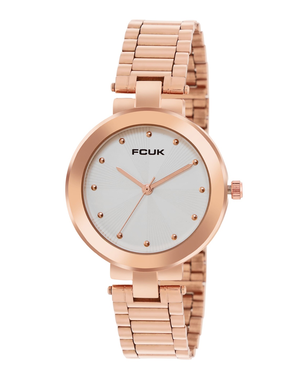 FCUK Women Stainless Steel Bracelet Style Straps Analogue Watch FK00028A, White
FCUK Women Stainless Steel Bracelet Style Straps Analogue Watch FK00028A, White