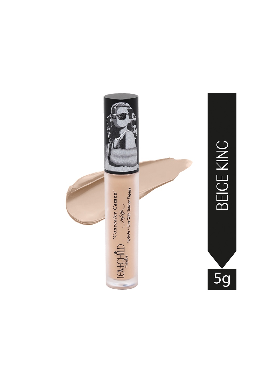 Lovechild Masaba Cameo Hydrate & Glow Concealer with Tahitian Papaya - Beige King, Cream
Lovechild Masaba Cameo Hydrate & Glow Concealer with Tahitian Papaya - Beige King, Cream