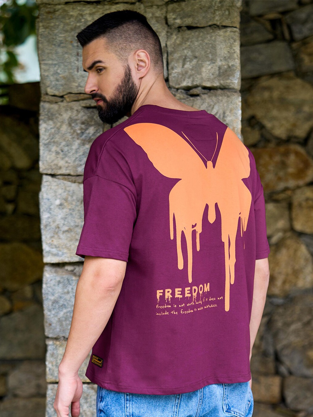 Stormborn Graphic Printed Drop Shoulder Sleeves Pure Cotton Oversized T-shirt, Maroon
Stormborn Graphic Printed Drop Shoulder Sleeves Pure Cotton Oversized T-shirt, Maroon