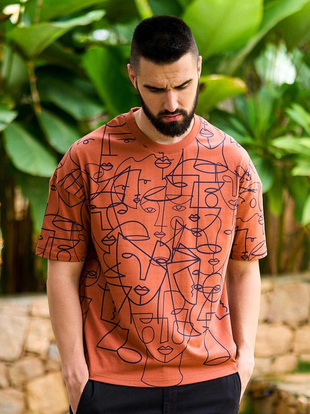 Stormborn Men Graphic Printed Drop-Shoulder Sleeves Oversized Pure Cotton T-shirt, Brown
Stormborn Men Graphic Printed Drop-Shoulder Sleeves Oversized Pure Cotton T-shirt, Brown