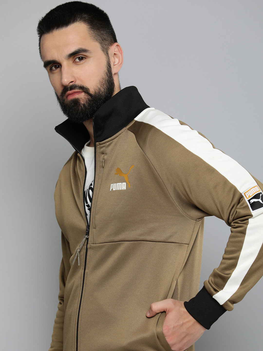 Puma T7 Outdoor Sporty Jacket, Brown
Puma T7 Outdoor Sporty Jacket, Brown