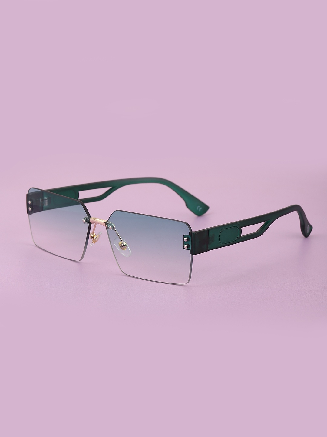 Carlton London Unisex Green Lens Rectangle Sunglasses with UV Protected Lens CLSM264
Carlton London Unisex Green Lens Rectangle Sunglasses with UV Protected Lens CLSM264