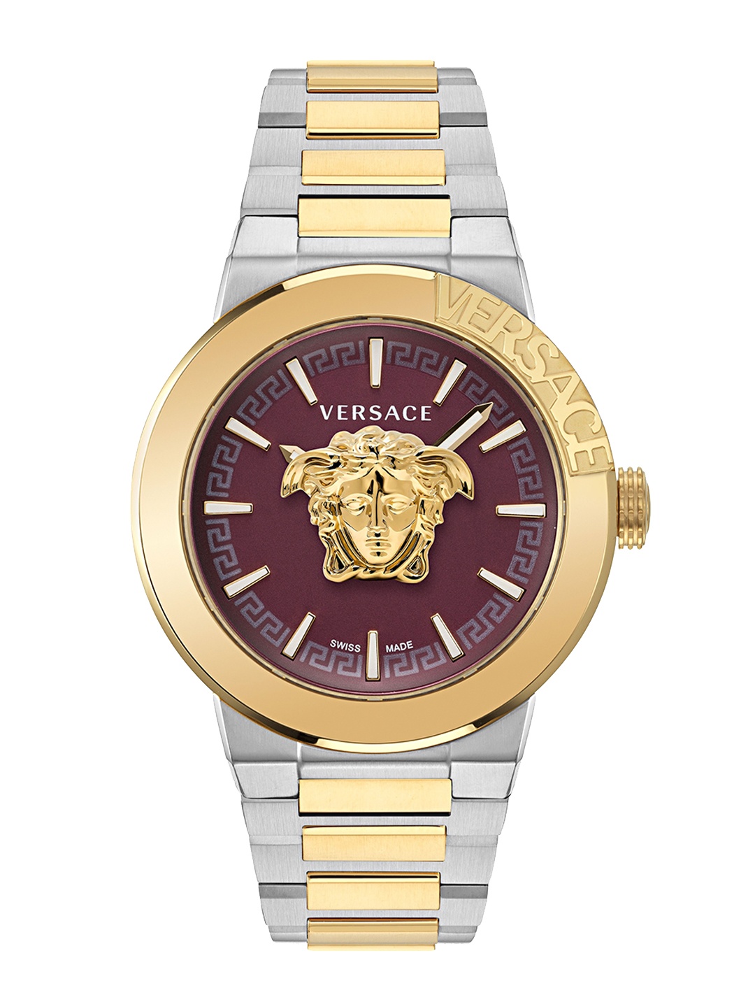 Versace Men Textured Dial & Stainless Steel Straps Analogue Watch VE7E00523, Silver
Versace Men Textured Dial & Stainless Steel Straps Analogue Watch VE7E00523, Silver
