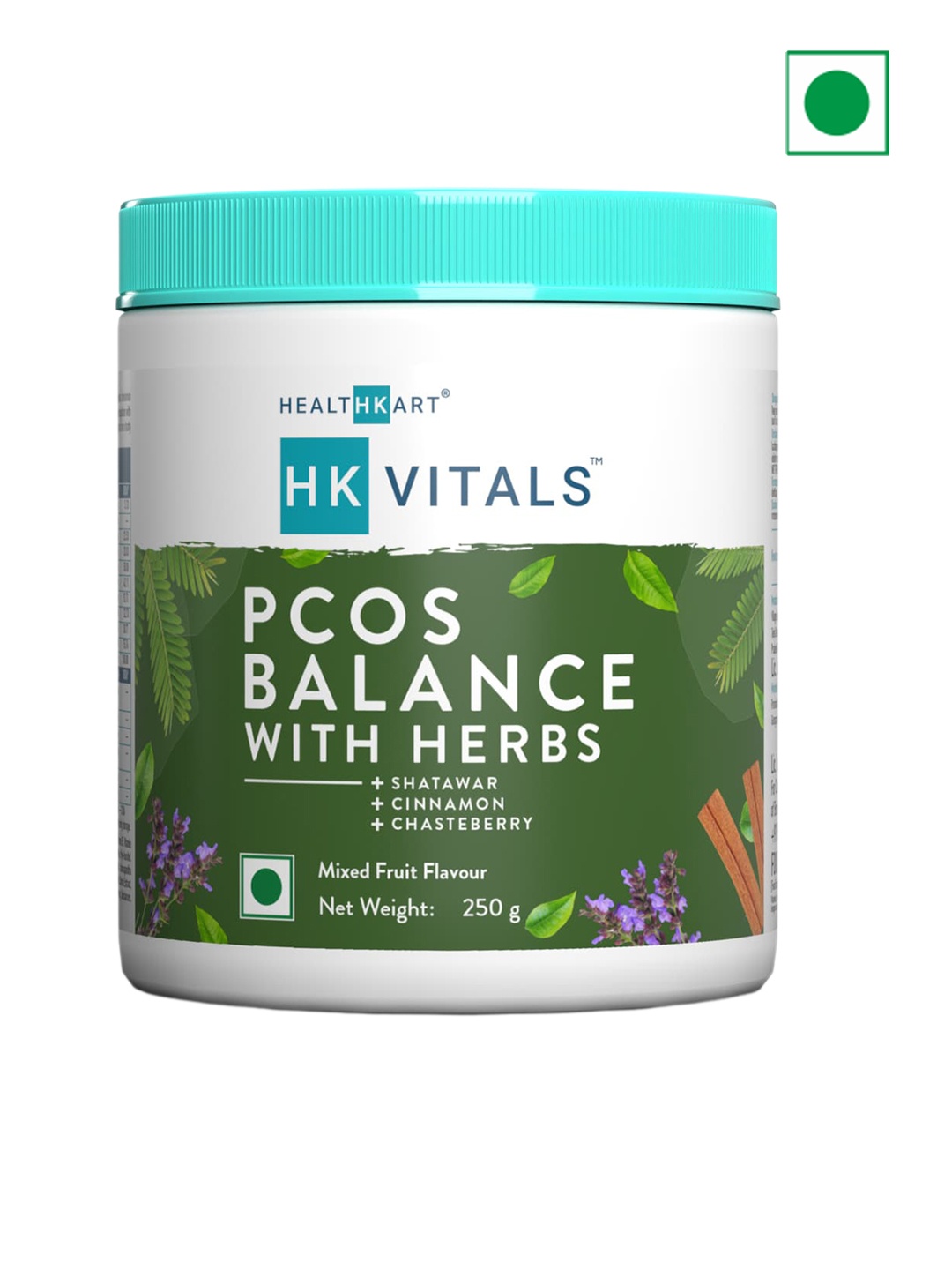 HK VITALS PCOS Balance Mixed Fruit Flavour Powder with Herbs Shatawar & Cinnamon - 250g, Green
HK VITALS PCOS Balance Mixed Fruit Flavour Powder with Herbs Shatawar & Cinnamon - 250g, Green