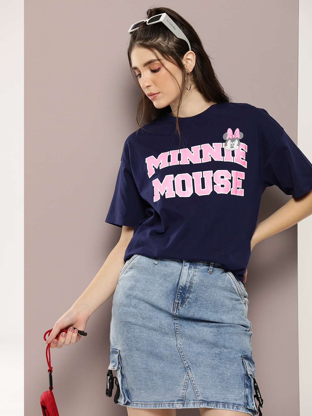 Kook N Keech Disney Minnie Mouse Printed Drop-Shoulder Sleeves Cotton Oversized T-shirt, Purple
Kook N Keech Disney Minnie Mouse Printed Drop-Shoulder Sleeves Cotton Oversized T-shirt, Purple
