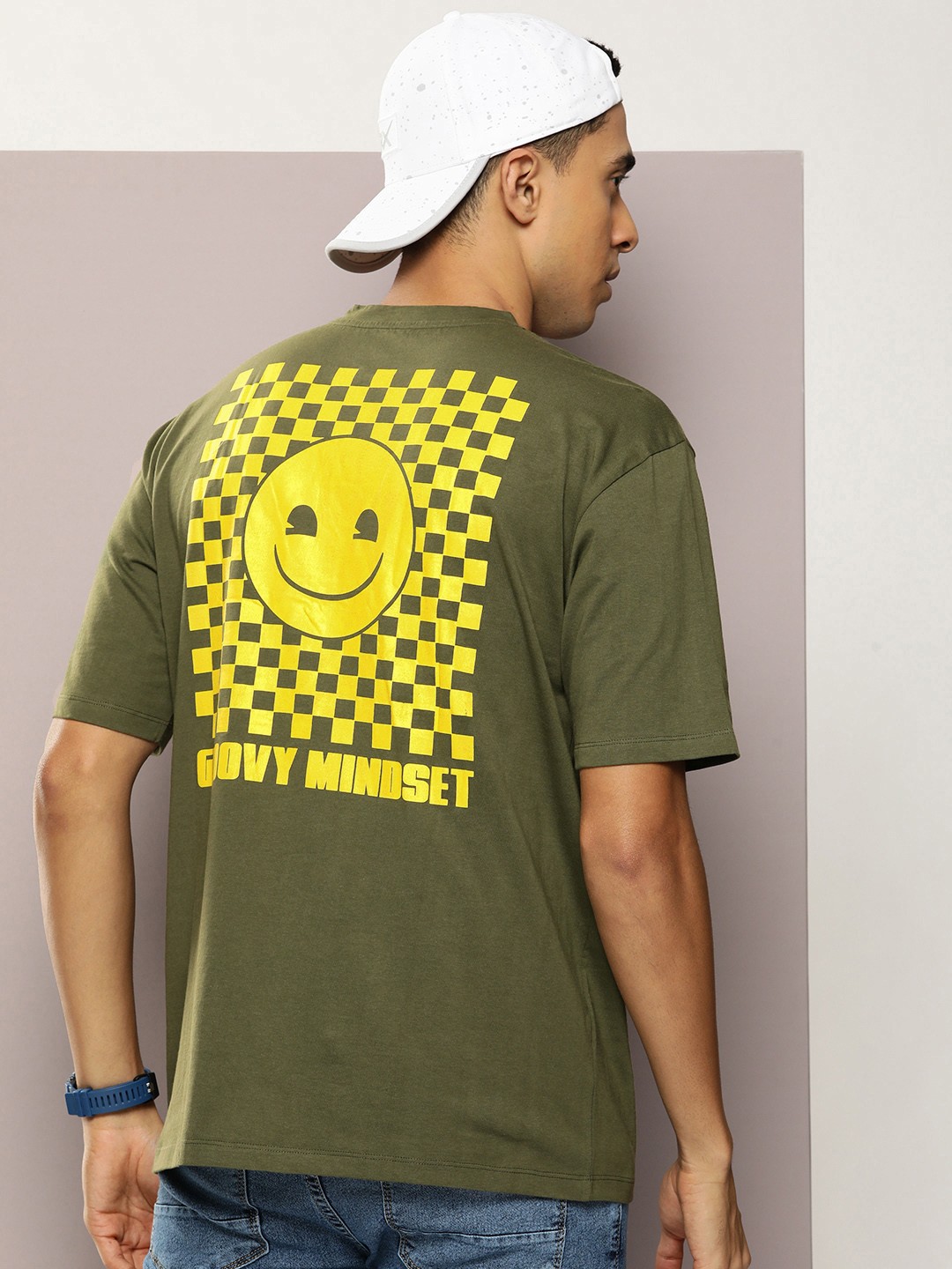 Kook N Keech Graphic Printed Drop-Shoulder Sleeves Pure Cotton Oversized T-shirt, Olive
Kook N Keech Graphic Printed Drop-Shoulder Sleeves Pure Cotton Oversized T-shirt, Olive