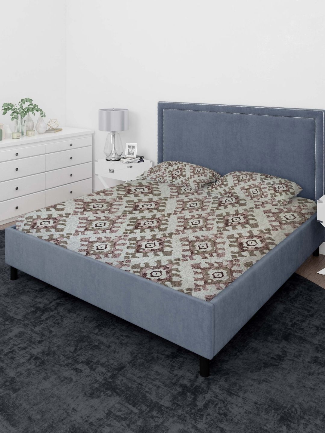 Sleeping Owls- because your sleep matters Brown Print 140 TC King Bedsheet & Pillow Covers
Sleeping Owls- because your sleep matters Brown Print 140 TC King Bedsheet & Pillow Covers