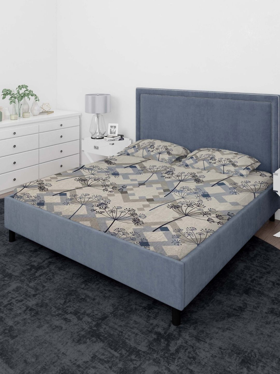 Sleeping Owls- because your sleep matters Beige Print 140 TC King Bedsheet & Pillow Covers
Sleeping Owls- because your sleep matters Beige Print 140 TC King Bedsheet & Pillow Covers
