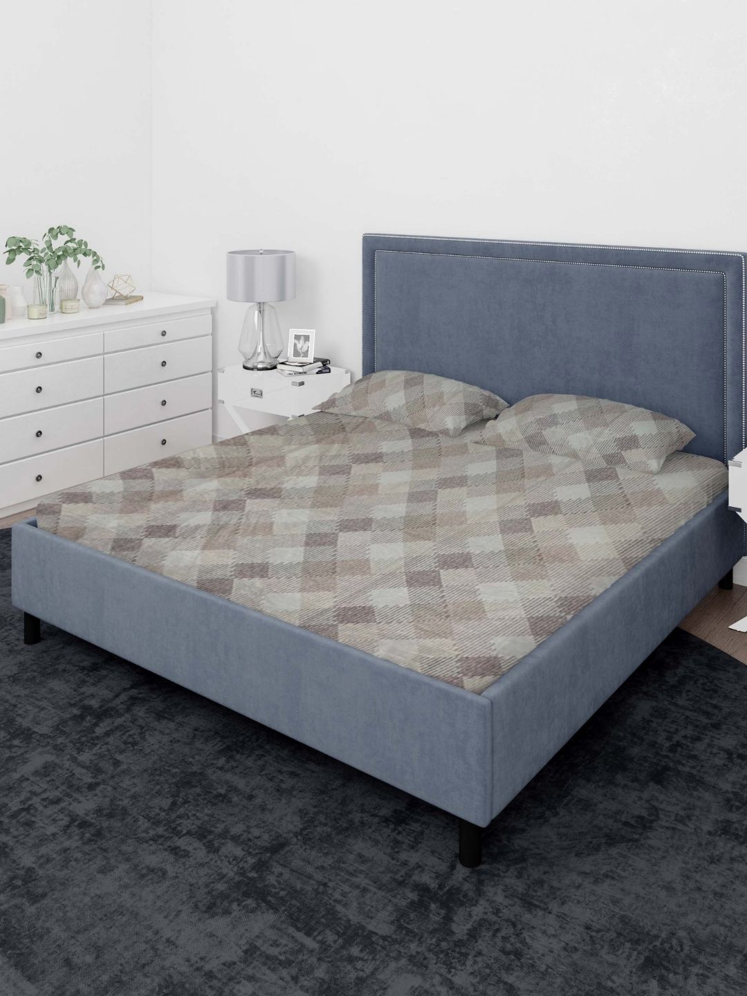 Sleeping Owls- because your sleep matters Peach Cotton 140TC King Bedsheet & Pillow Covers
Sleeping Owls- because your sleep matters Peach Cotton 140TC King Bedsheet & Pillow Covers