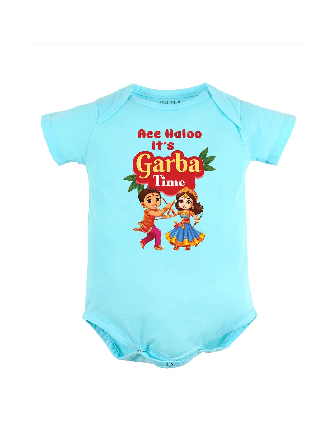 FFLIRTYGO Infant Kids Durga Puja Special Printed Pure Cotton Bodysuit, Turquoise blue
FFLIRTYGO Infant Kids Durga Puja Special Printed Pure Cotton Bodysuit, Turquoise blue