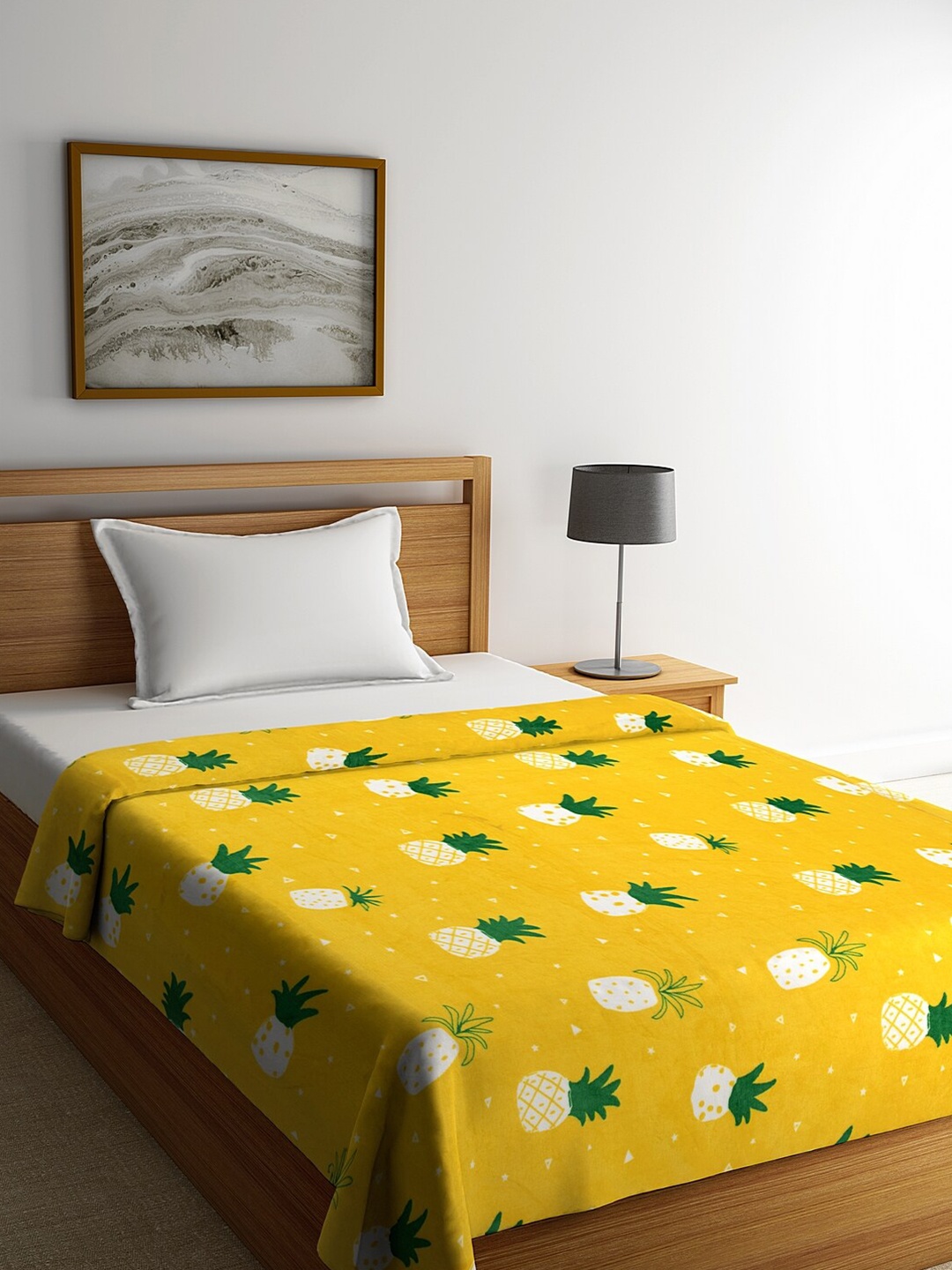 Cortina Yellow & White Conversational Microfiber AC Room 250 GSM Double Bed Blanket
Cortina Yellow & White Conversational Microfiber AC Room 250 GSM Double Bed Blanket