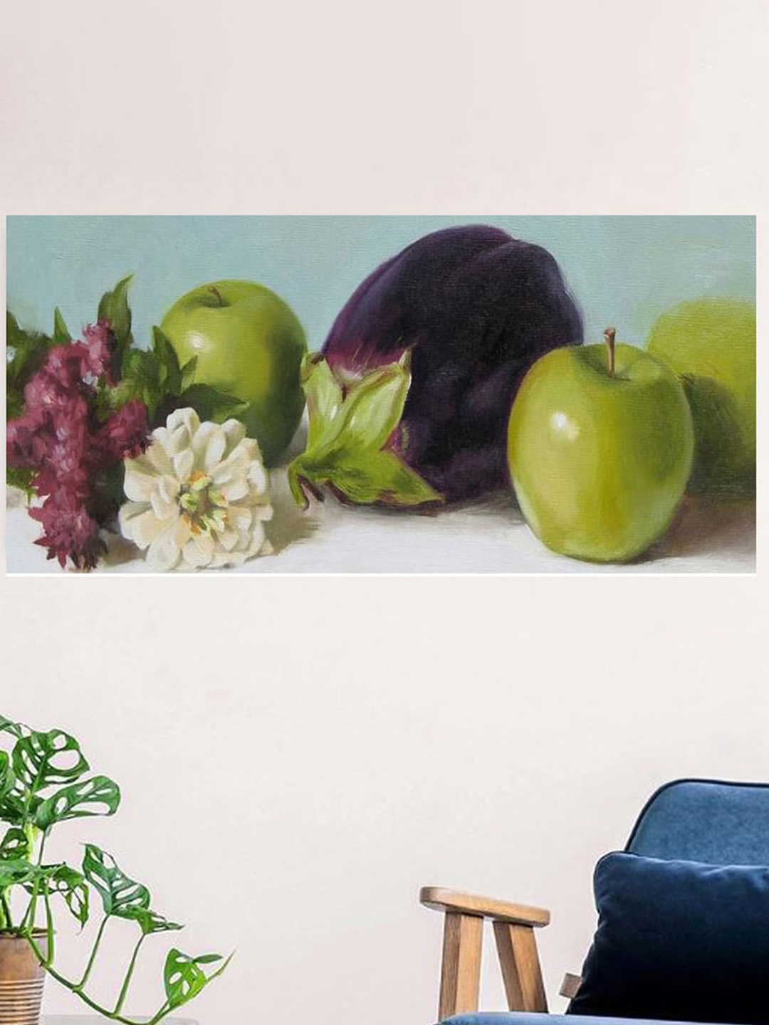 Gallery99 Green & Purple Brinjal & Apples Oil Painted Canvas Rolled Unframed Wall Art
Gallery99 Green & Purple Brinjal & Apples Oil Painted Canvas Rolled Unframed Wall Art