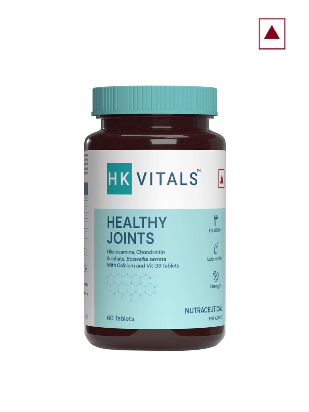 HK VITALS Healthy Joints Supplement Tablets With Glucosamine & Vitamin D3 - 60 Tablets, Blue
HK VITALS Healthy Joints Supplement Tablets With Glucosamine & Vitamin D3 - 60 Tablets, Blue