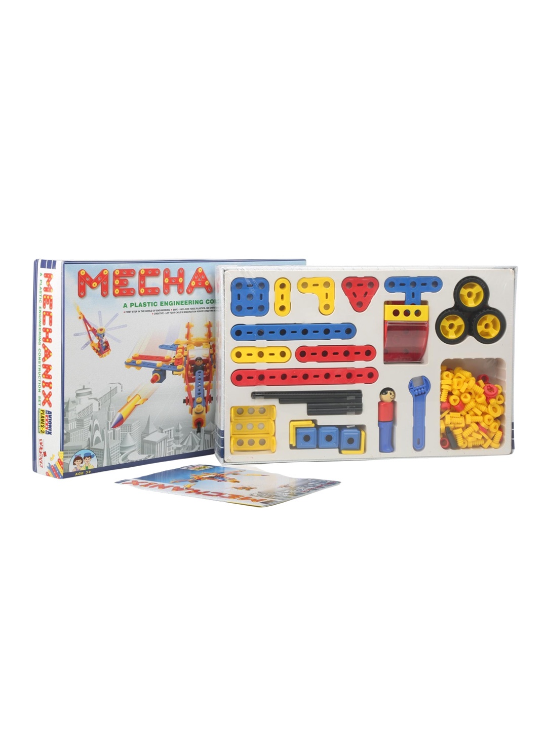 Mechanix Zephyr Kids 180 Pcs Avionix Planes 3 STEM Learning Construction Set, Yellow
Mechanix Zephyr Kids 180 Pcs Avionix Planes 3 STEM Learning Construction Set, Yellow