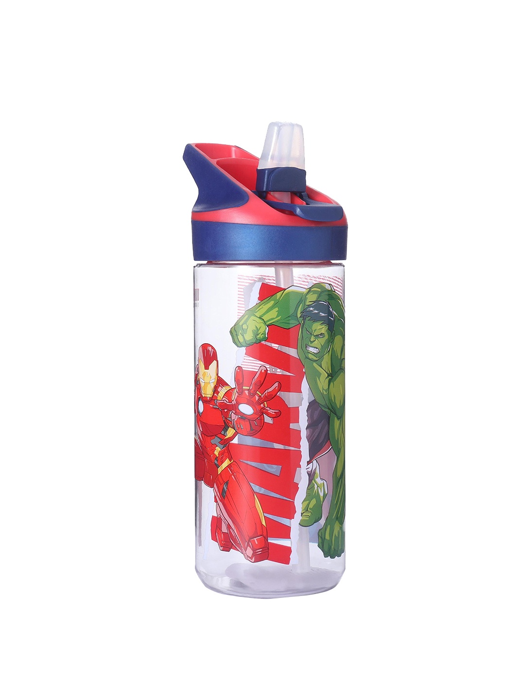 Marvel Kids Red & Blue Avengers Stor Medium Tritan Premium Bottle- 620ml