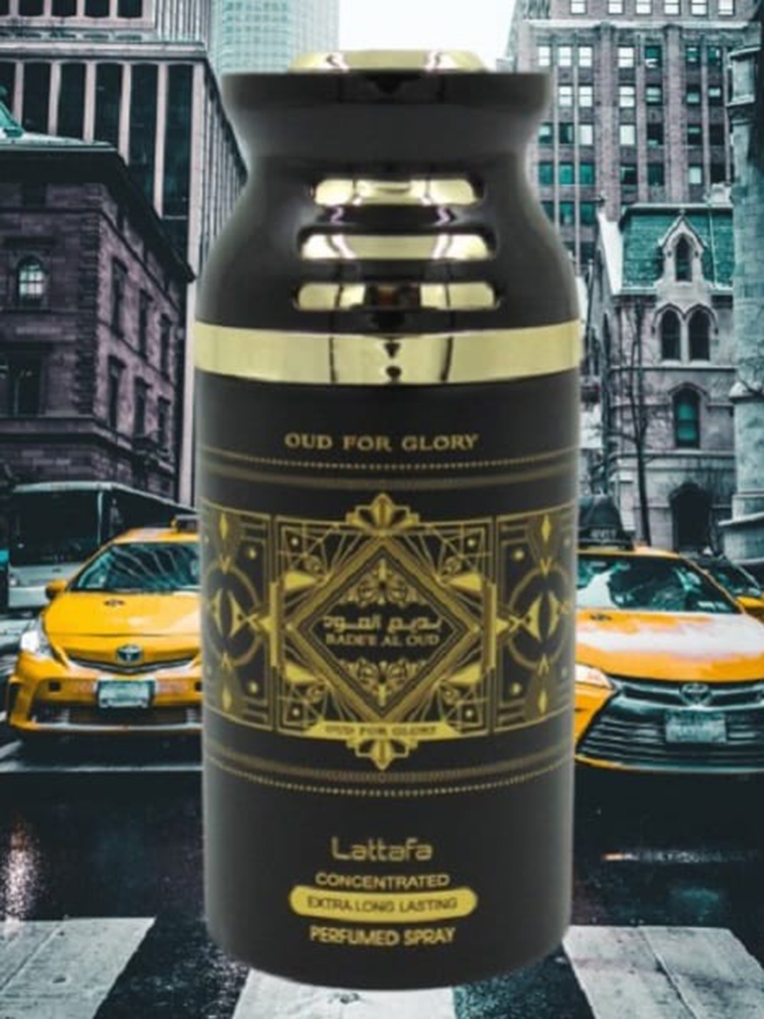 Lattafa BADEE AL OUD Deodorant 250 ml, Transparent