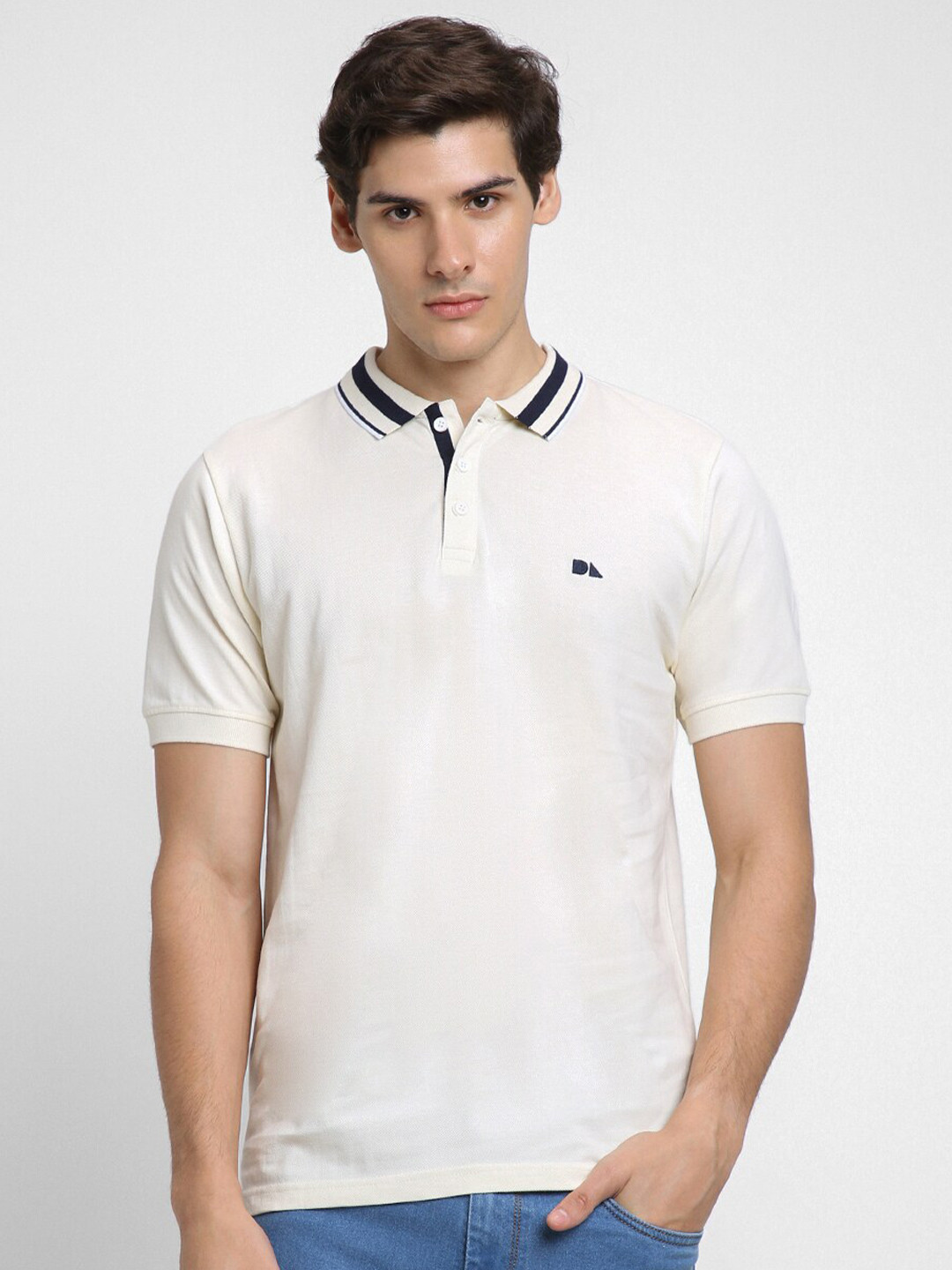 Dennis Lingo Polo Collar Cotton T-shirt, Beige
Dennis Lingo Polo Collar Cotton T-shirt, Beige