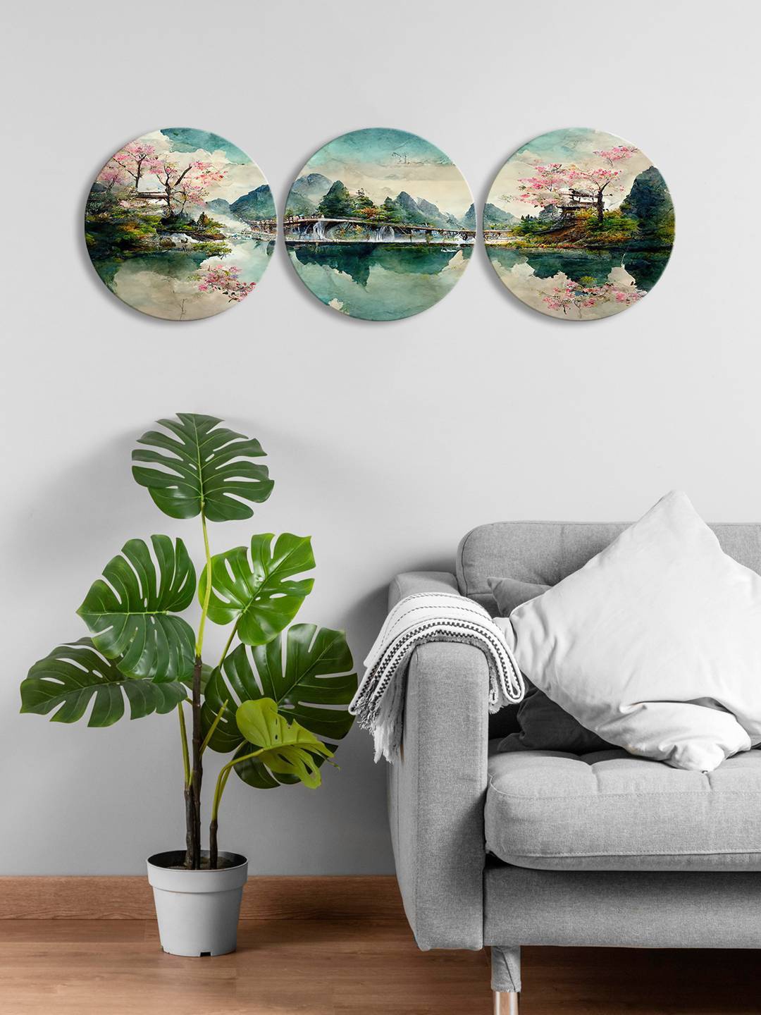 999Store Green & Off White 3-Pieces Nature View With Mountain Printed Framed Wall Art
999Store Green & Off White 3-Pieces Nature View With Mountain Printed Framed Wall Art