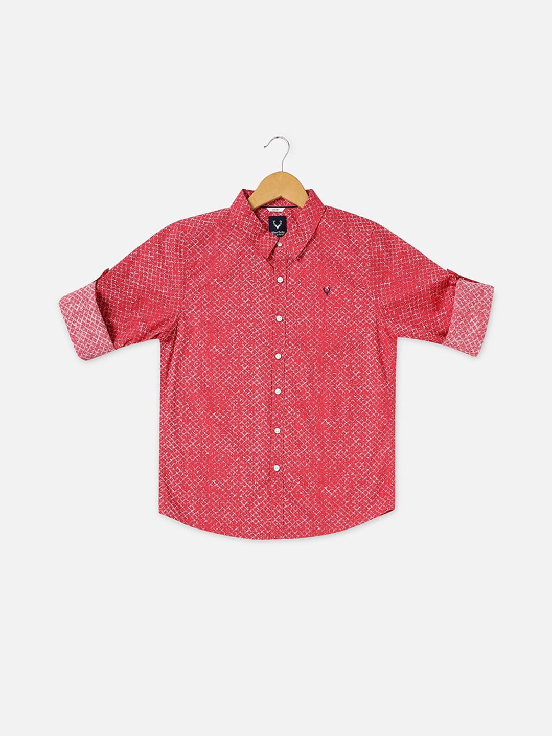 Allen Solly Junior Boys Slim Fit Abstract Printed Roll-Up Sleeves Pure Cotton Casual Shirt, Pink
Allen Solly Junior Boys Slim Fit Abstract Printed Roll-Up Sleeves Pure Cotton Casual Shirt, Pink
