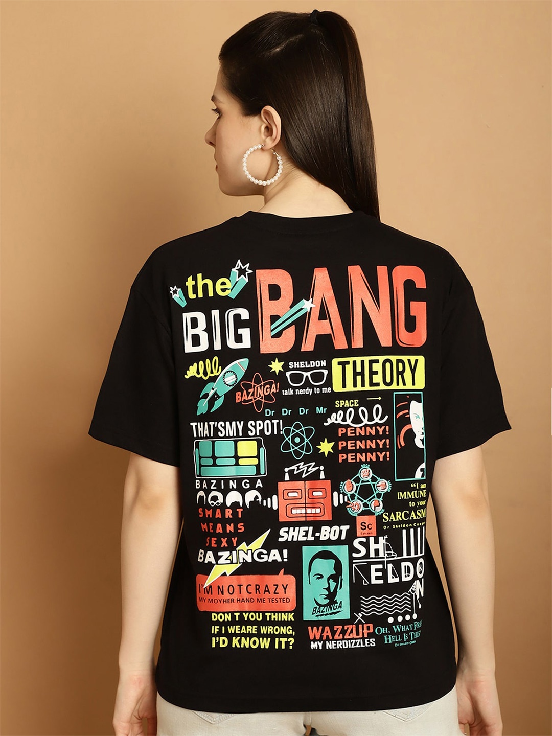 Fabflee Oversized Typography Printed Drop Shoulder Sleeves Cotton Casual T-shirt, Black
Fabflee Oversized Typography Printed Drop Shoulder Sleeves Cotton Casual T-shirt, Black