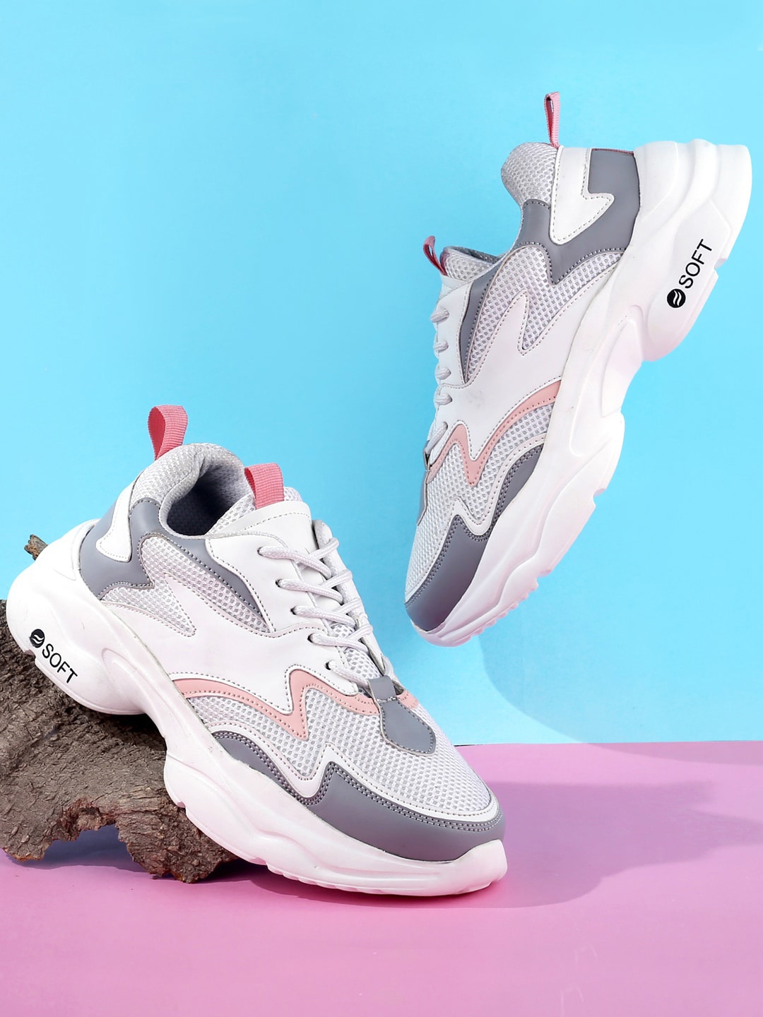 The Roadster Lifestyle Co. Women Colourblocked Trendsetter Lightweight Sneakers, White
The Roadster Lifestyle Co. Women Colourblocked Trendsetter Lightweight Sneakers, White