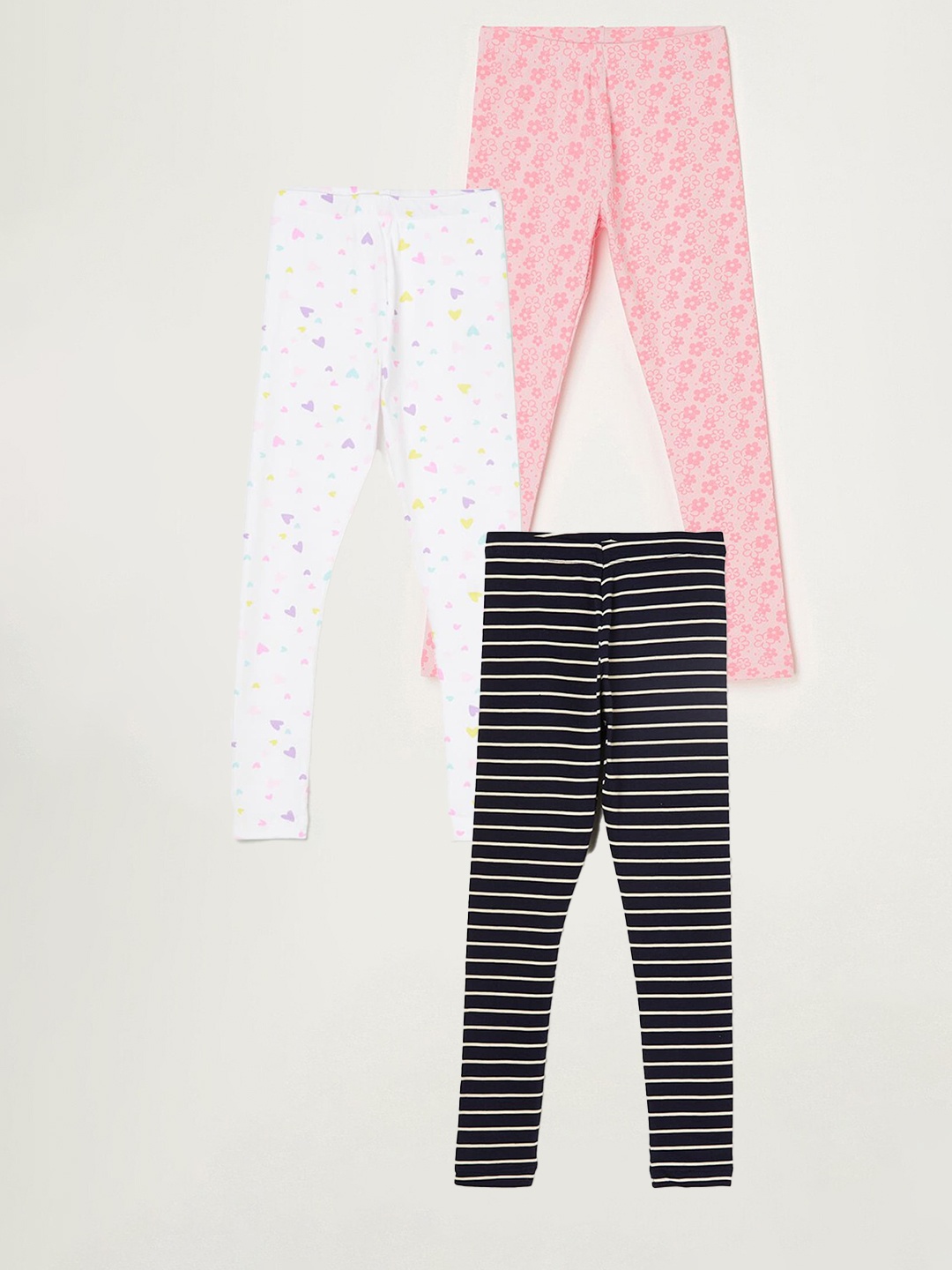 Fame Forever by Lifestyle Girls Pack Of 3 Printed Pure Cotton Ankle Length Leggings, Blue
Fame Forever by Lifestyle Girls Pack Of 3 Printed Pure Cotton Ankle Length Leggings, Blue