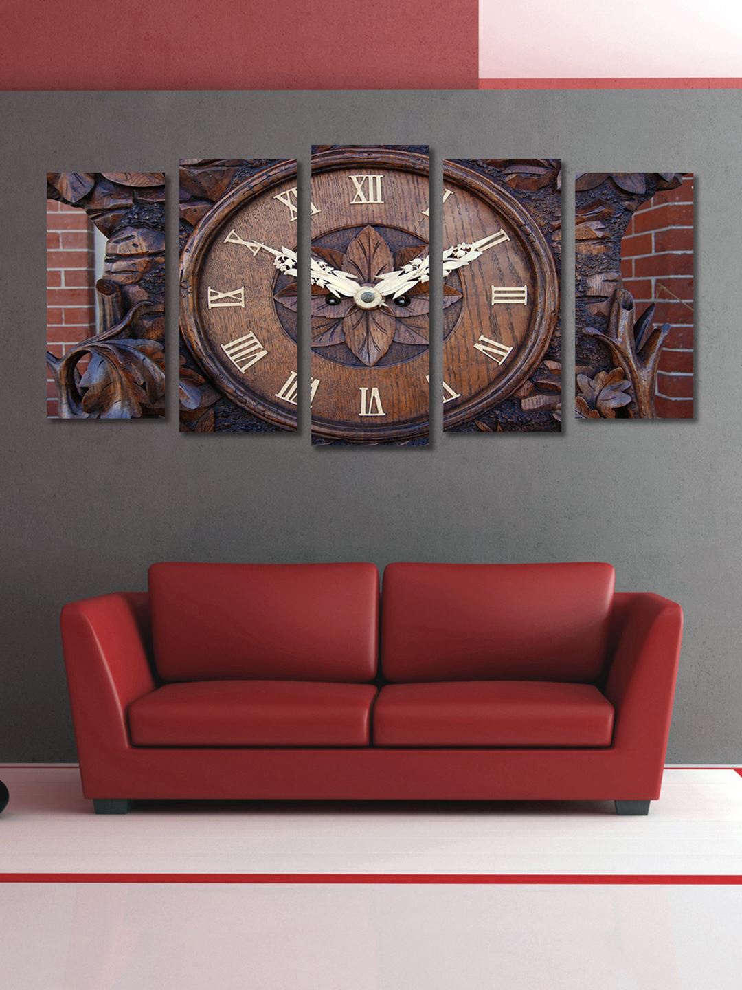 999Store Brown Set of 5 Wall Art