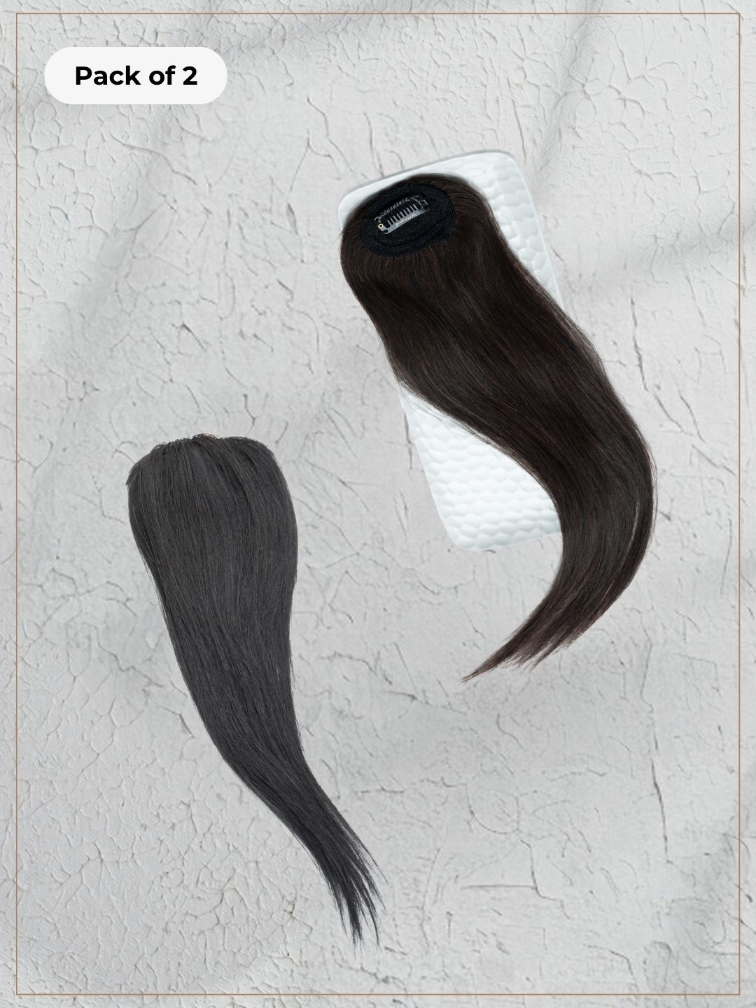 HAIR ORIGINALS Women Set of 2 100% Natural Human Hair Invisible Patch - Natural Black
HAIR ORIGINALS Women Set of 2 100% Natural Human Hair Invisible Patch - Natural Black