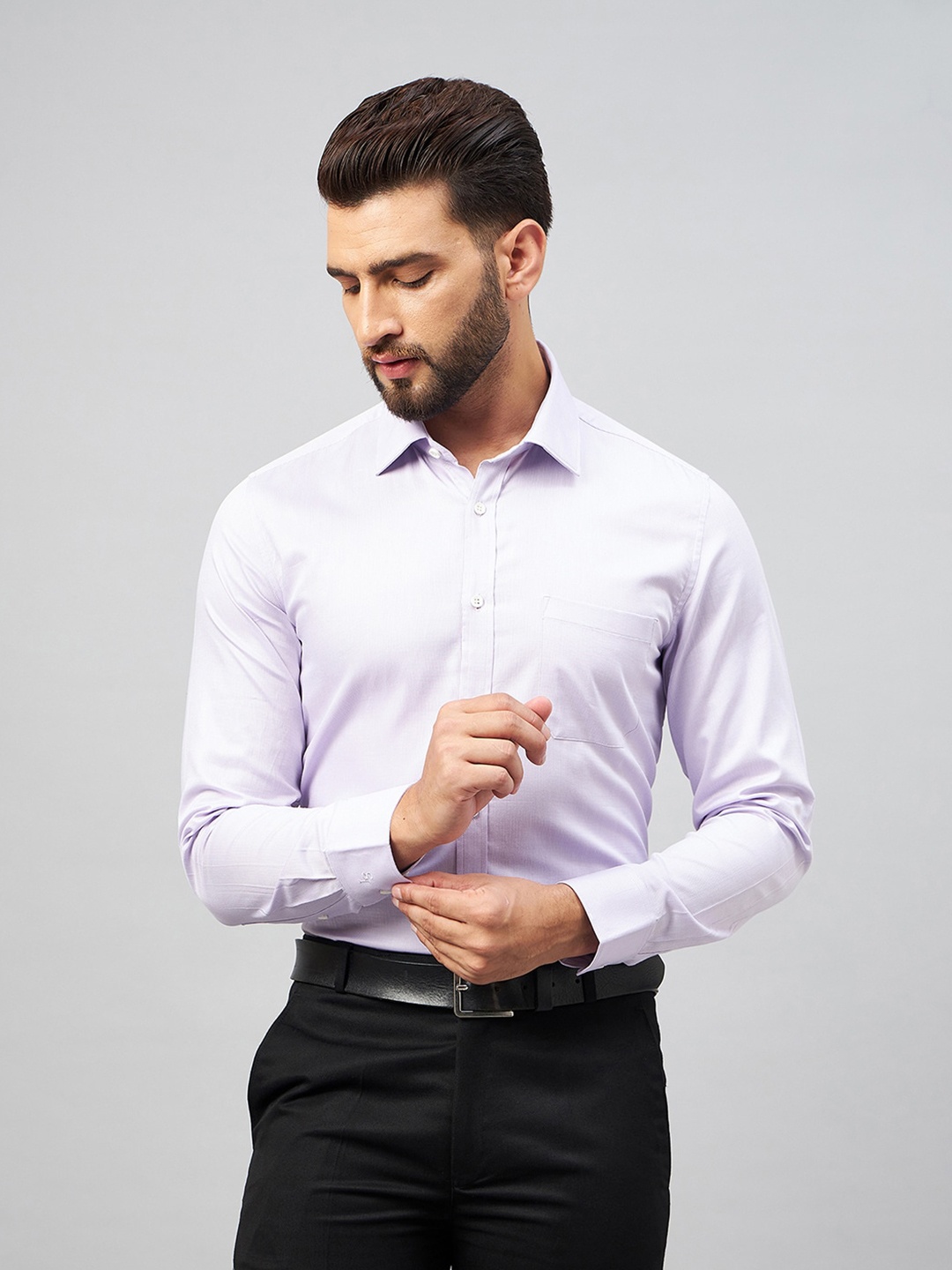 LOUIS STITCH Comfort Regular Fit Spread Collar Long Sleeves Cotton Formal Shirt, Lavender
LOUIS STITCH Comfort Regular Fit Spread Collar Long Sleeves Cotton Formal Shirt, Lavender